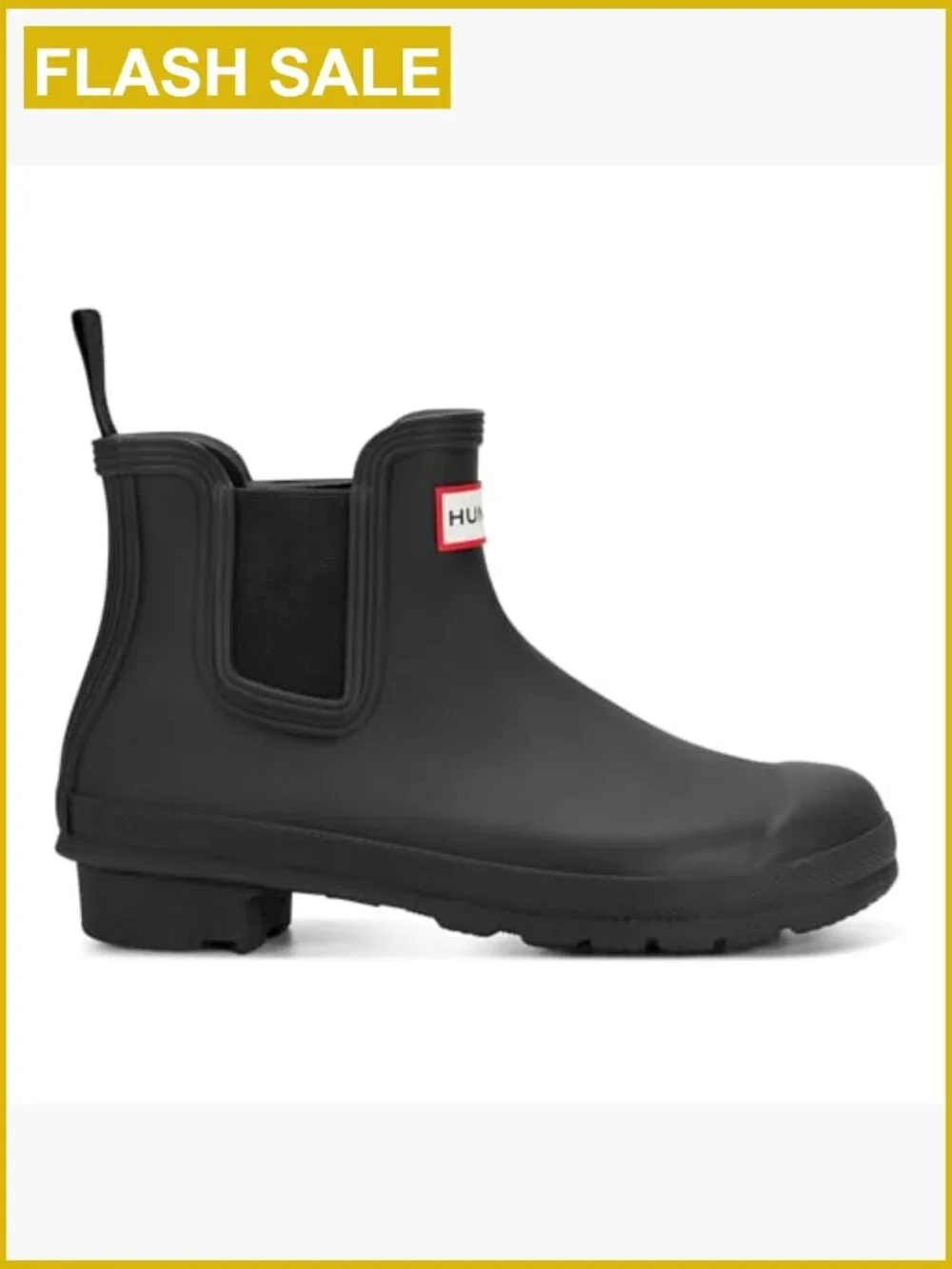 Waterproof Rain Booties - Pull-On Chelsea Boots with Buckle